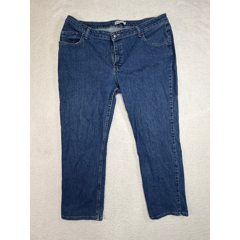 Riders by Lee Eased Fit Straight Leg Jeans Blue Denim 20W P 157226H